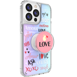[S2B] Just4U Deco Acrylic Tok hologram Case _Phone bumper and tok set  iPhone _  Made in Korea